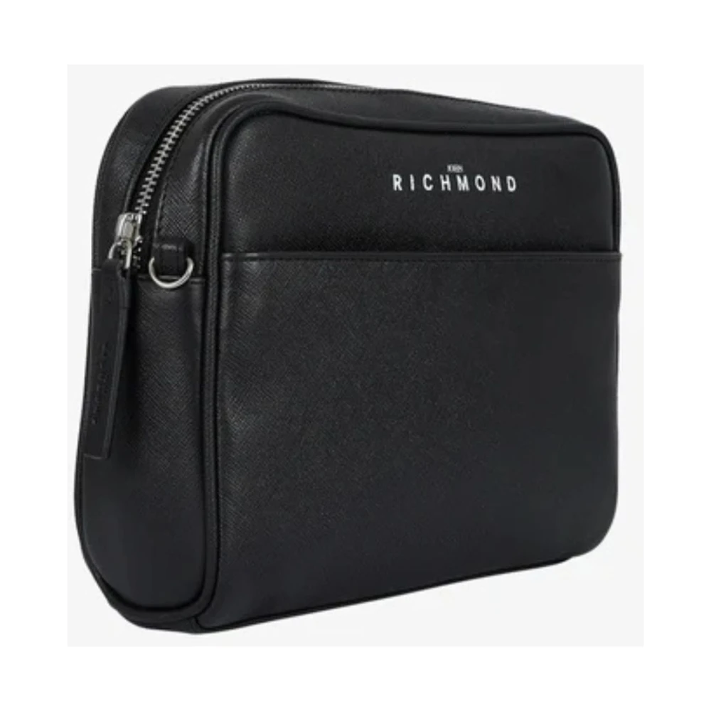 John Richmond Mannen Pouch Tas Black Heren