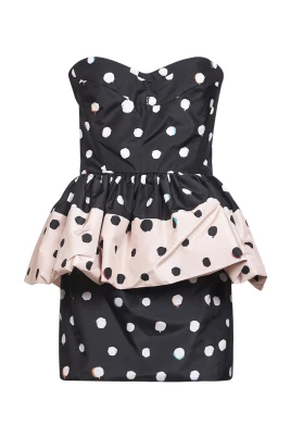 Kort Bustier Klänning