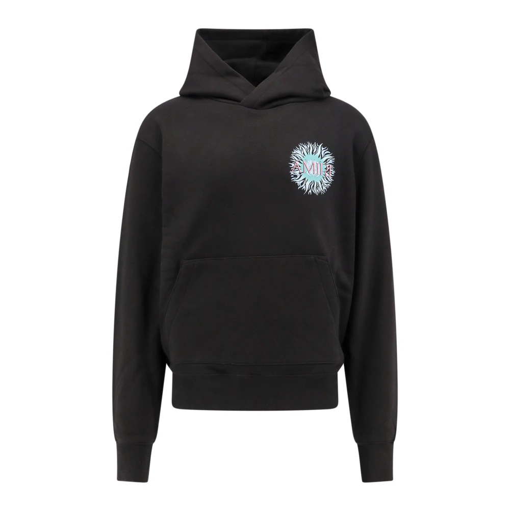 Amiri Zon Logo Katoenen Sweatshirt Hoodie Black Heren