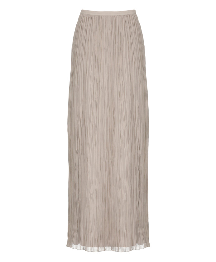geplooide-beige-zijden-rok-vrouwen