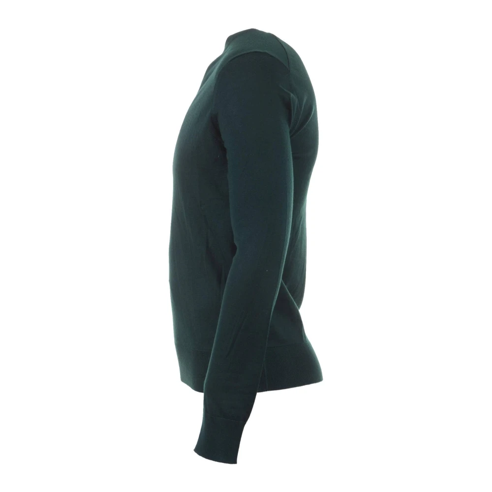 Dolce & Gabbana Cashmere V-hals Pullover voor Mannen Green Heren