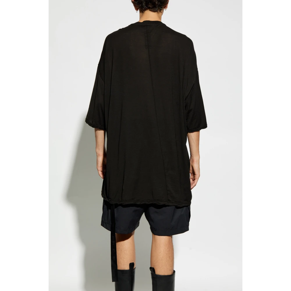 Rick Owens T-shirt Tommy Black Heren