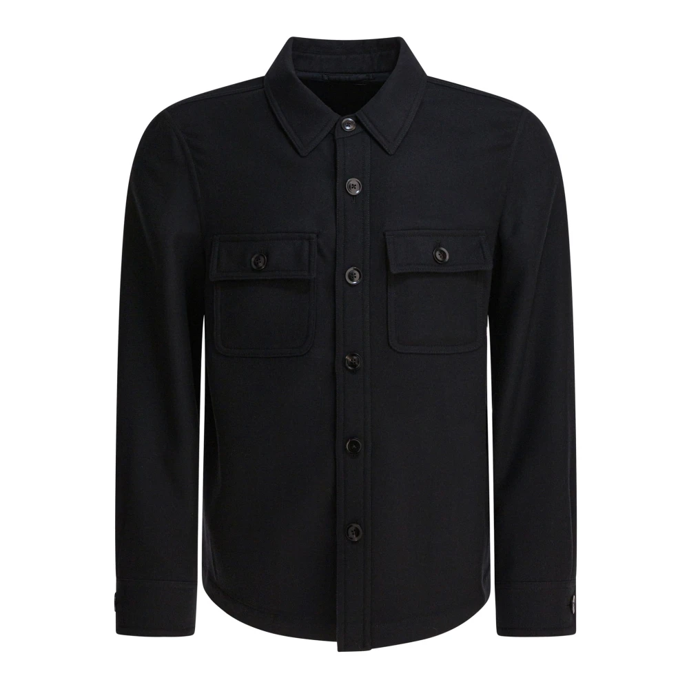 Tom Ford Black Jacket Split Design - Male - Light Jackets - Xl - Jackets