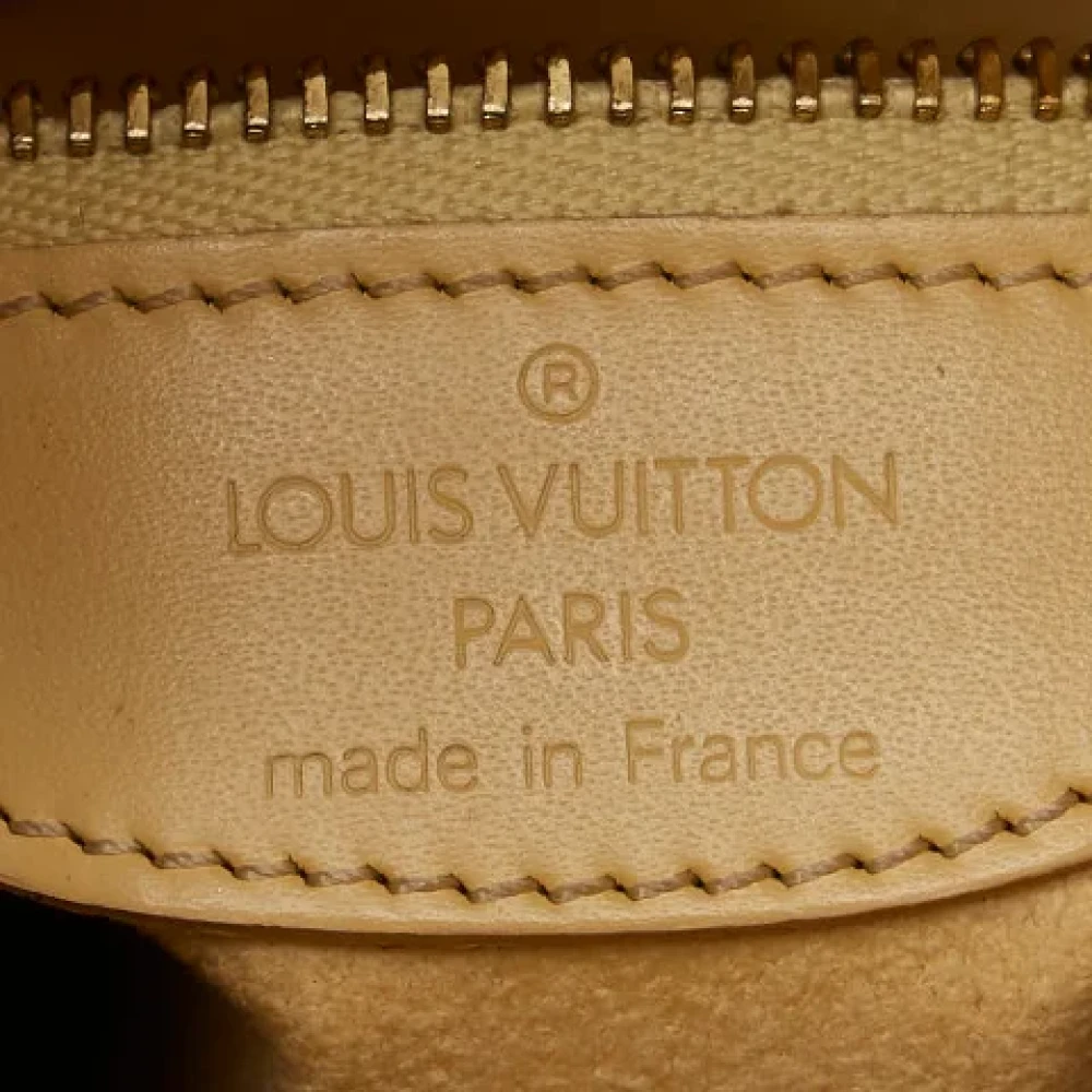 Louis Vuitton Vintage Pre-owned Leather handbags Yellow Dames