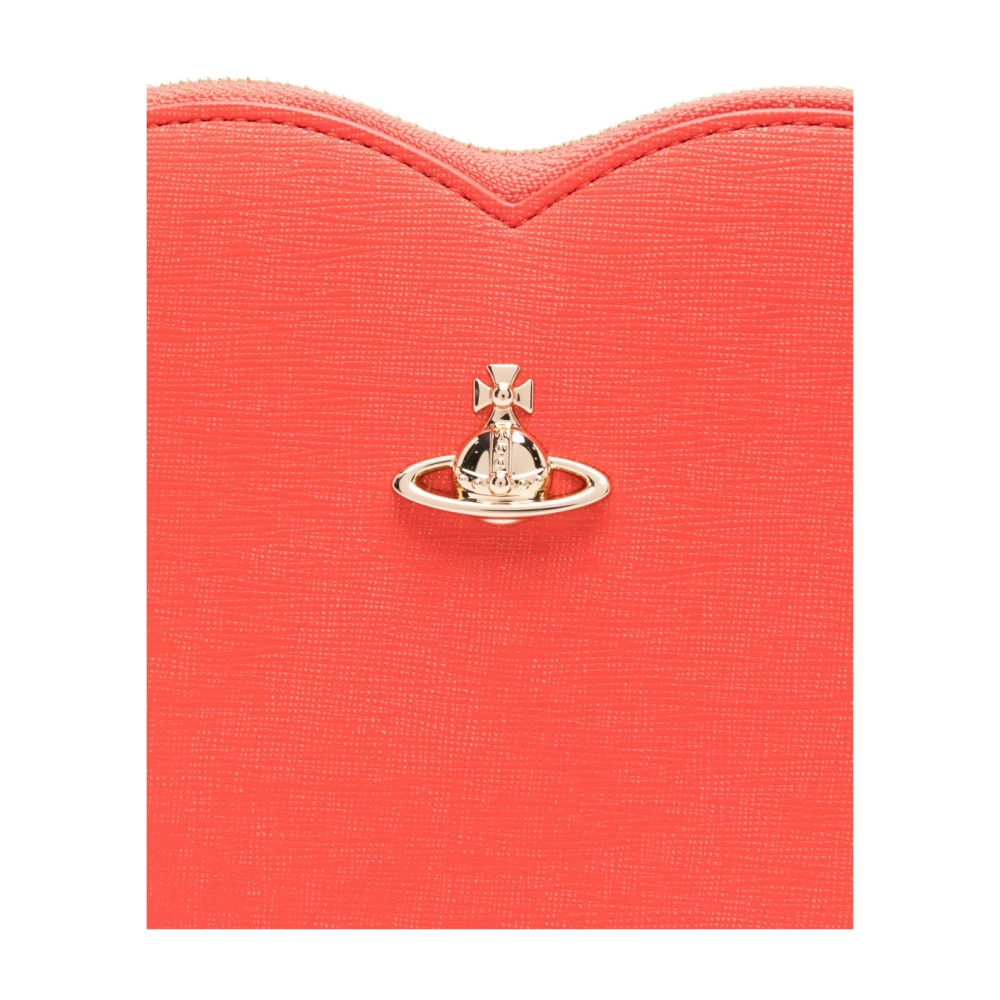 Vivienne Westwood Oranje Schoudertas met Kettinglink Orange Dames