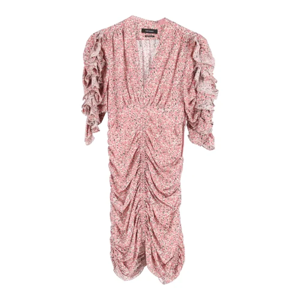 Isabel Marant Pre-owned Silk dresses Pink Dames