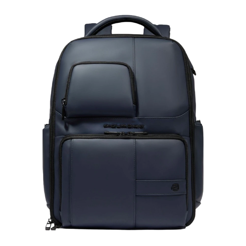 Piquadro Mannelijk Blauw 14" Laptop Reisrugzak