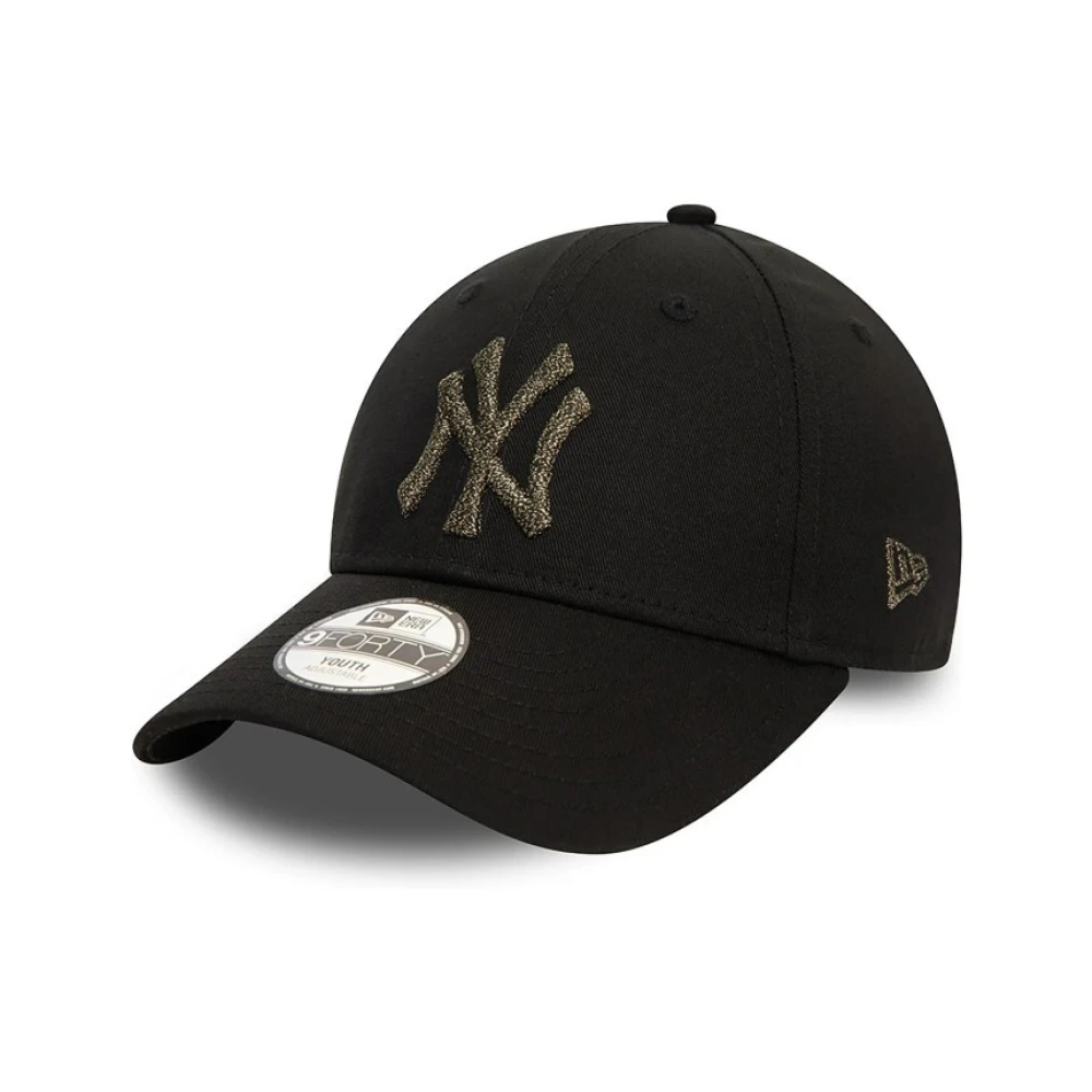 new era Zwarte Yankees Metallic Jeugdpet Black Heren