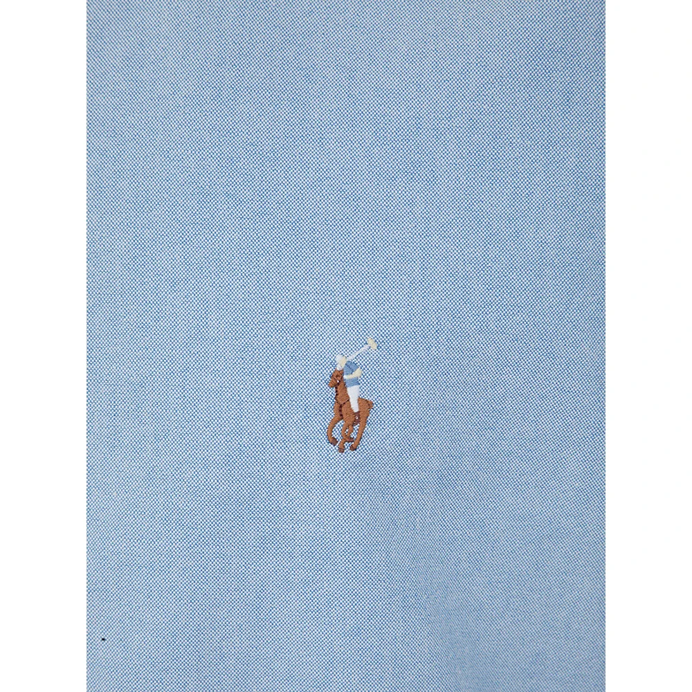 Polo Ralph Lauren Blauw sportoverhemd met lange mouwen Blue Heren