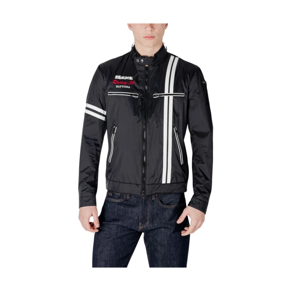 Blauer Men's Black Chellman Jacket, Light Jackets, M, Jackets
