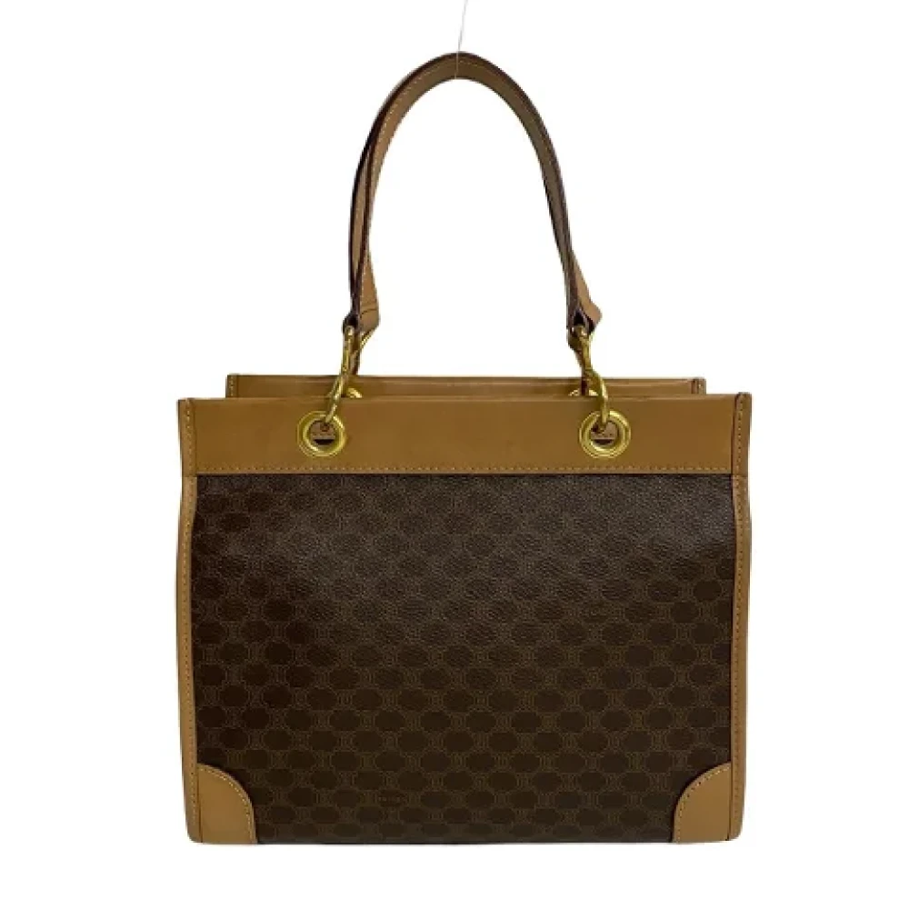Celine Vintage Pre-owned Leather celine-bags Brown Dames