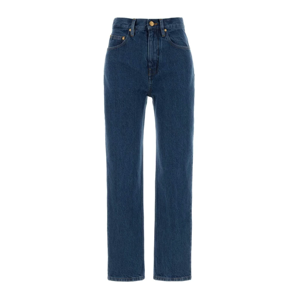 Jil Sander Women's Blue Jeans - Straight Fit Jeans - 2XS - Jeans