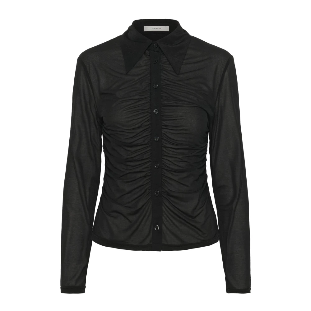 Gestuz Women's Black Shirts - Shirts - Xl - Blouses & Shirts