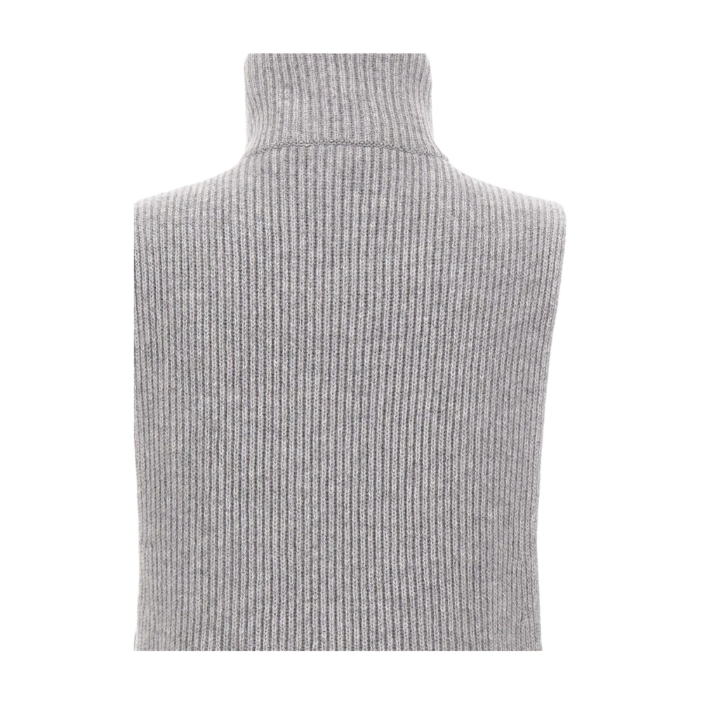Max Mara Studio Stijlvolle Gebreide Trui Gray Dames