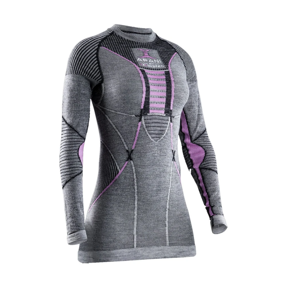 X-BIONIC Merino Wol Basislaag Top Gray Dames