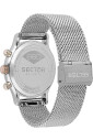 chronographe-cadran-bleu-bracelet-maille-montre