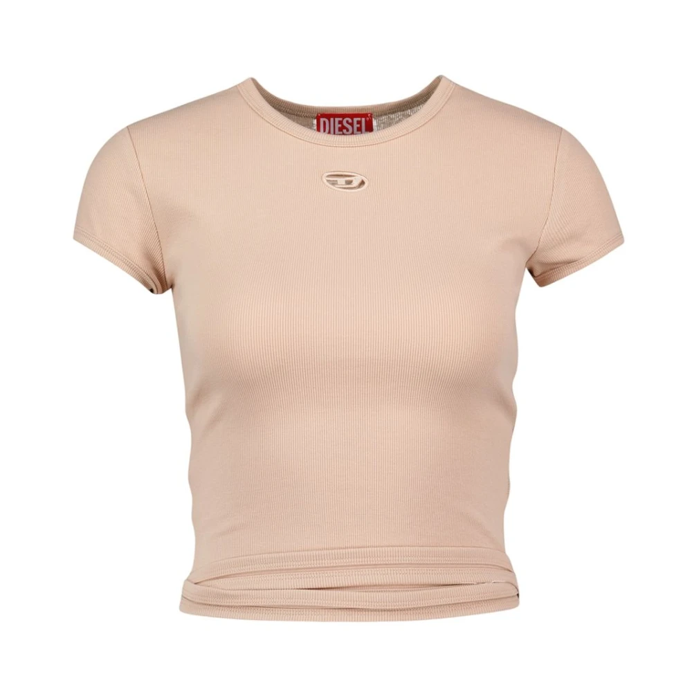 Diesel Women's Beige T-Bunny-Tail-S1 T-Shirt