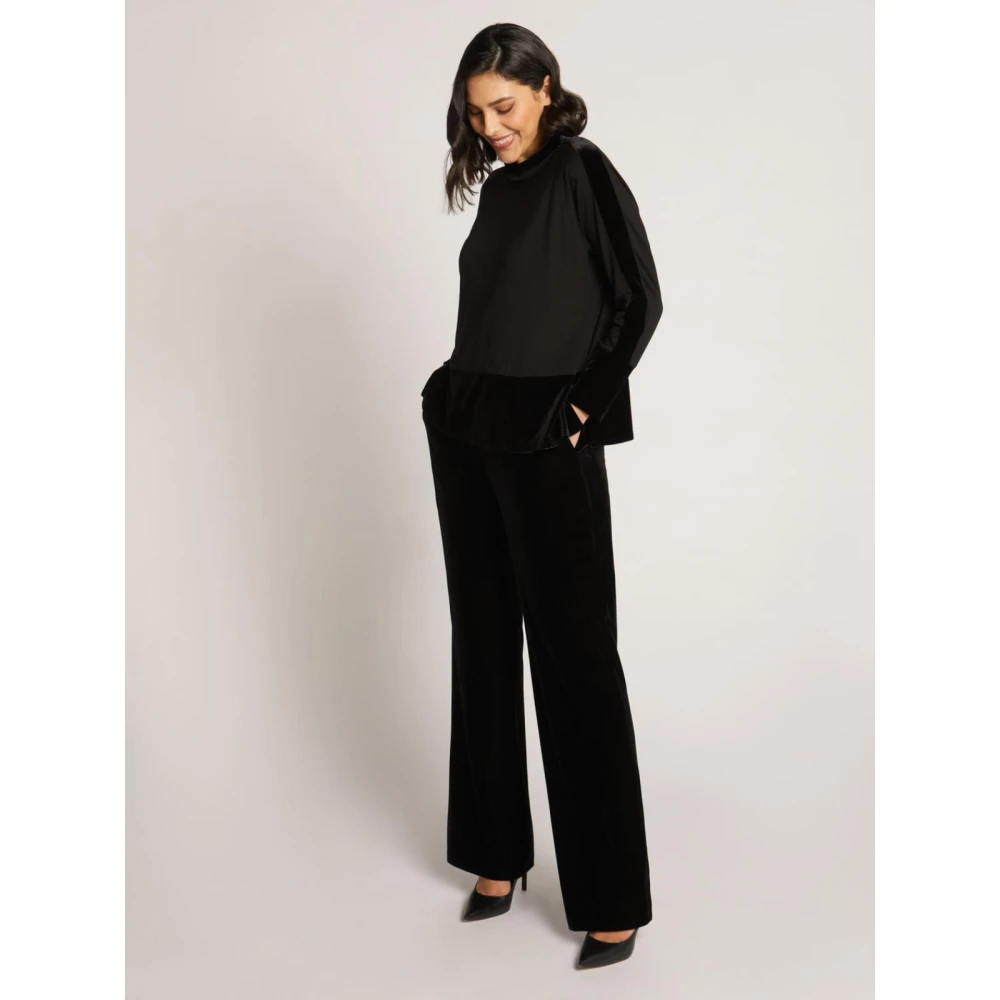 Elena Mirò Stijlvolle Broek Black Dames