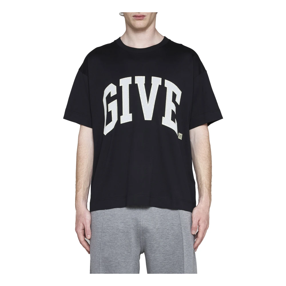 Givenchy College Boxy Fit T-Shirt Black Heren