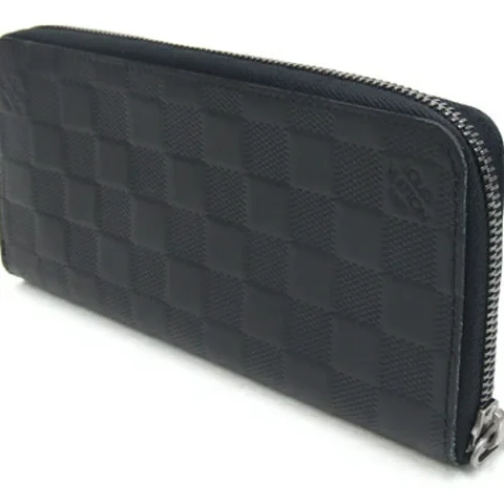Louis Vuitton Vintage Pre-owned Leather wallets Black Dames