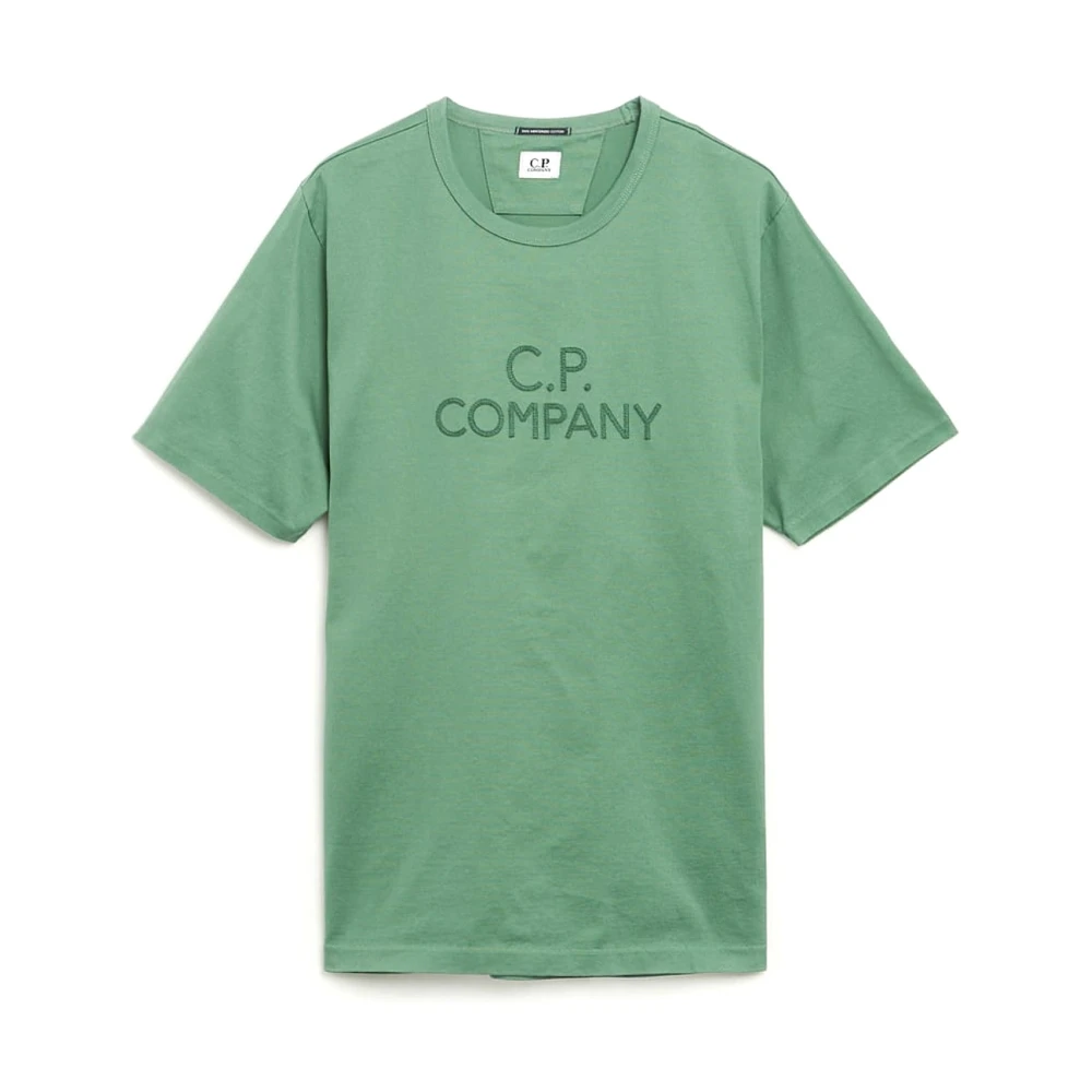 C.P. Company Casual Katoenen T-shirt Green Heren