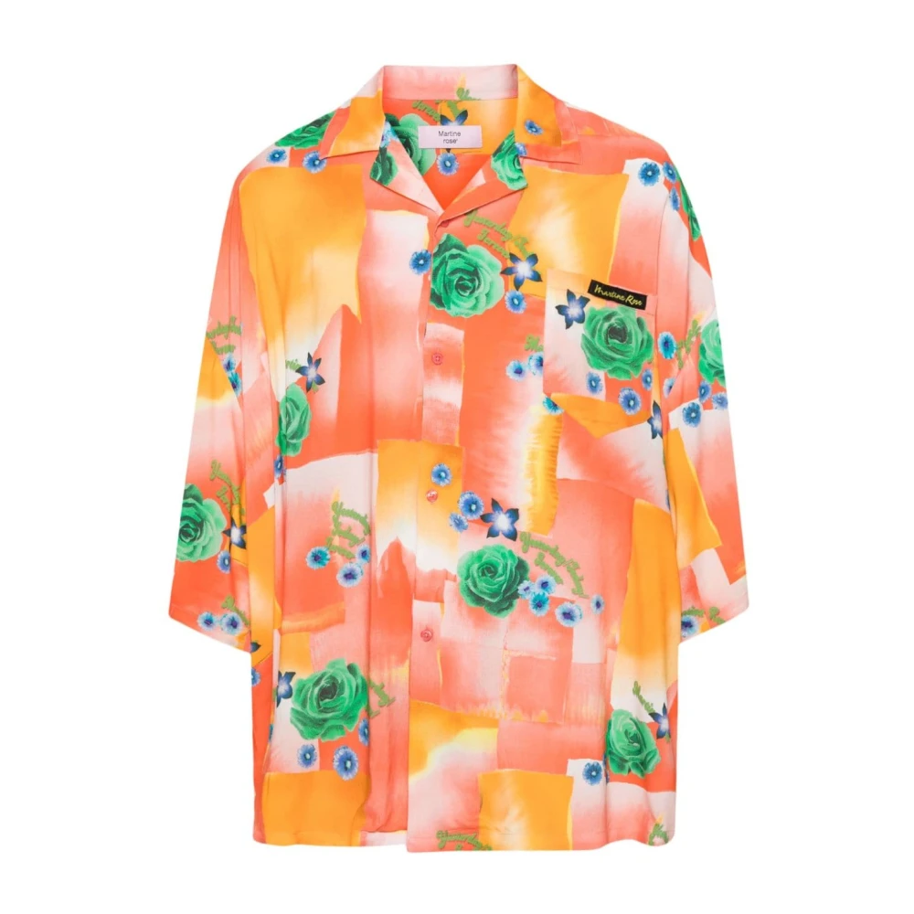 Martine Rose Boxy Hawaiian Shirt met Print Multicolor Heren