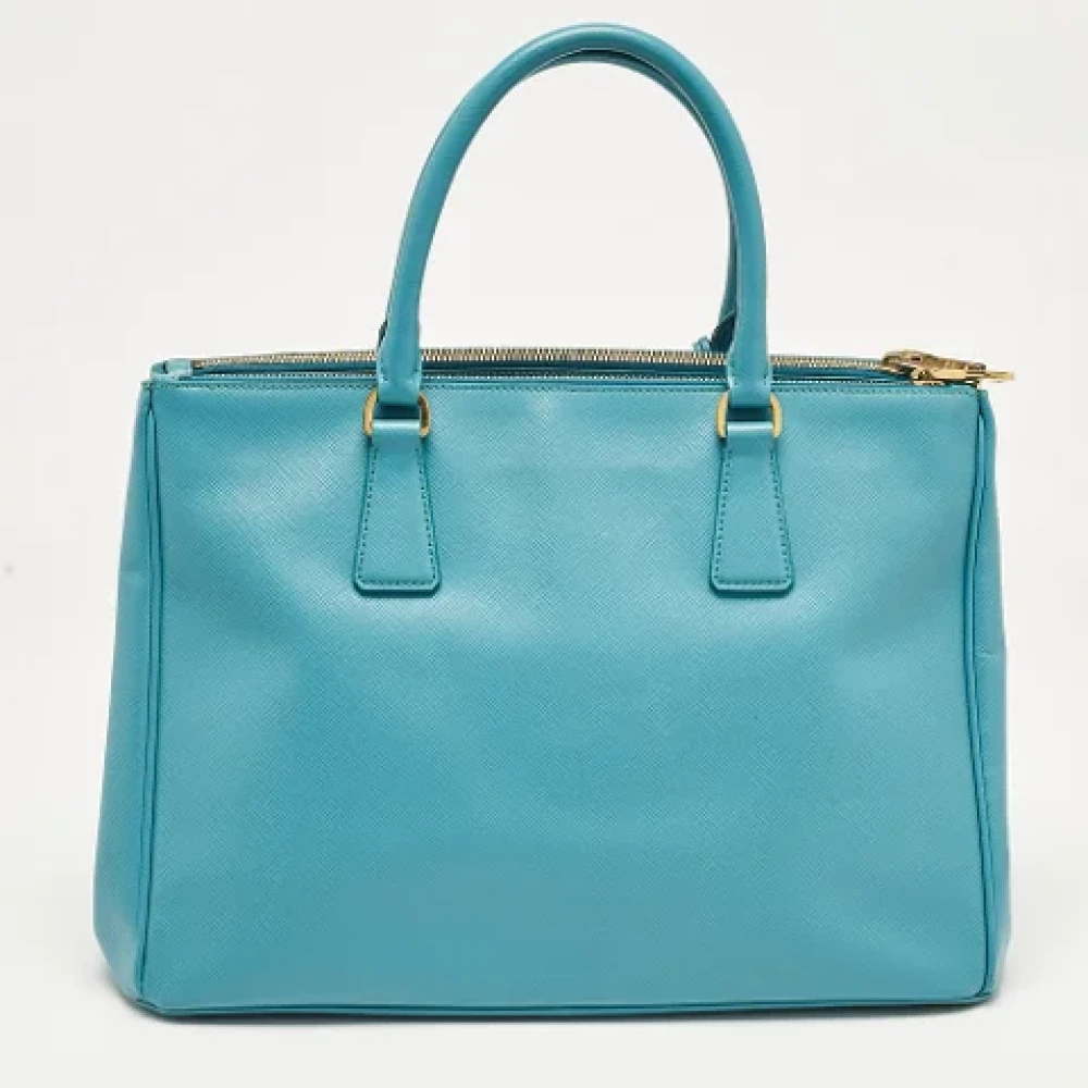 Prada Vintage Pre-owned Leather totes Green Dames