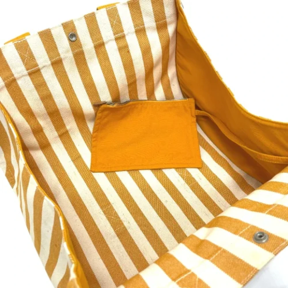 Hermès Vintage Pre-owned Cotton totes Orange Dames