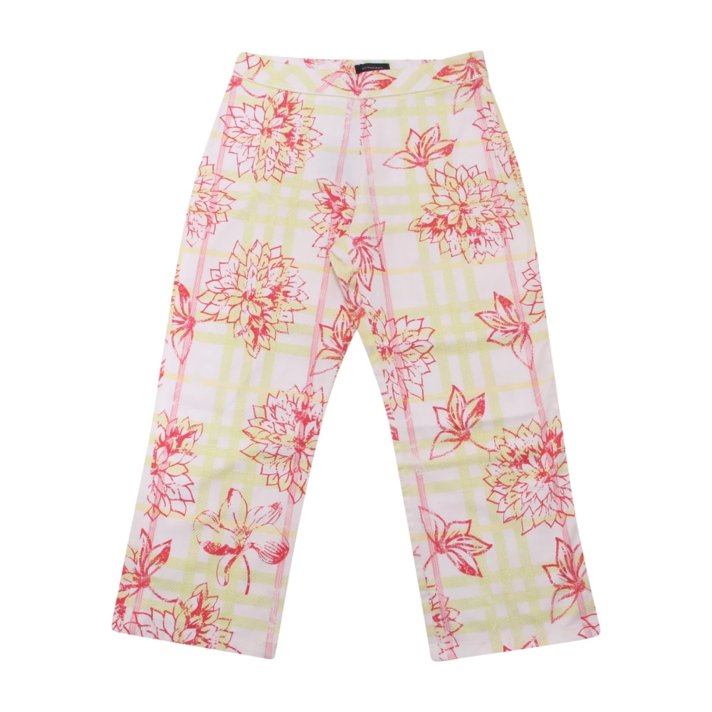 Burberry Girls Multicolor Pinocchietto Capri Trousers - Trousers - 14 Y - Kids