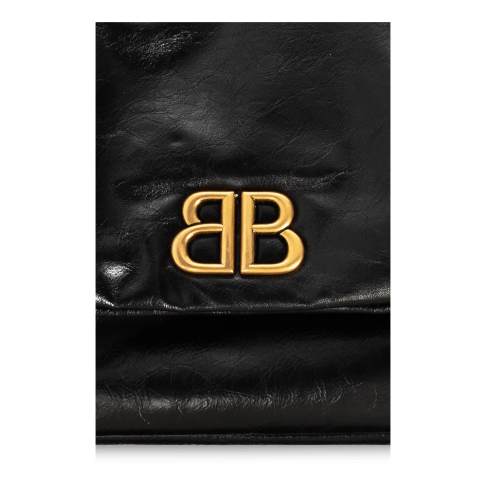 Balenciaga Schoudertas Monaco Black Dames