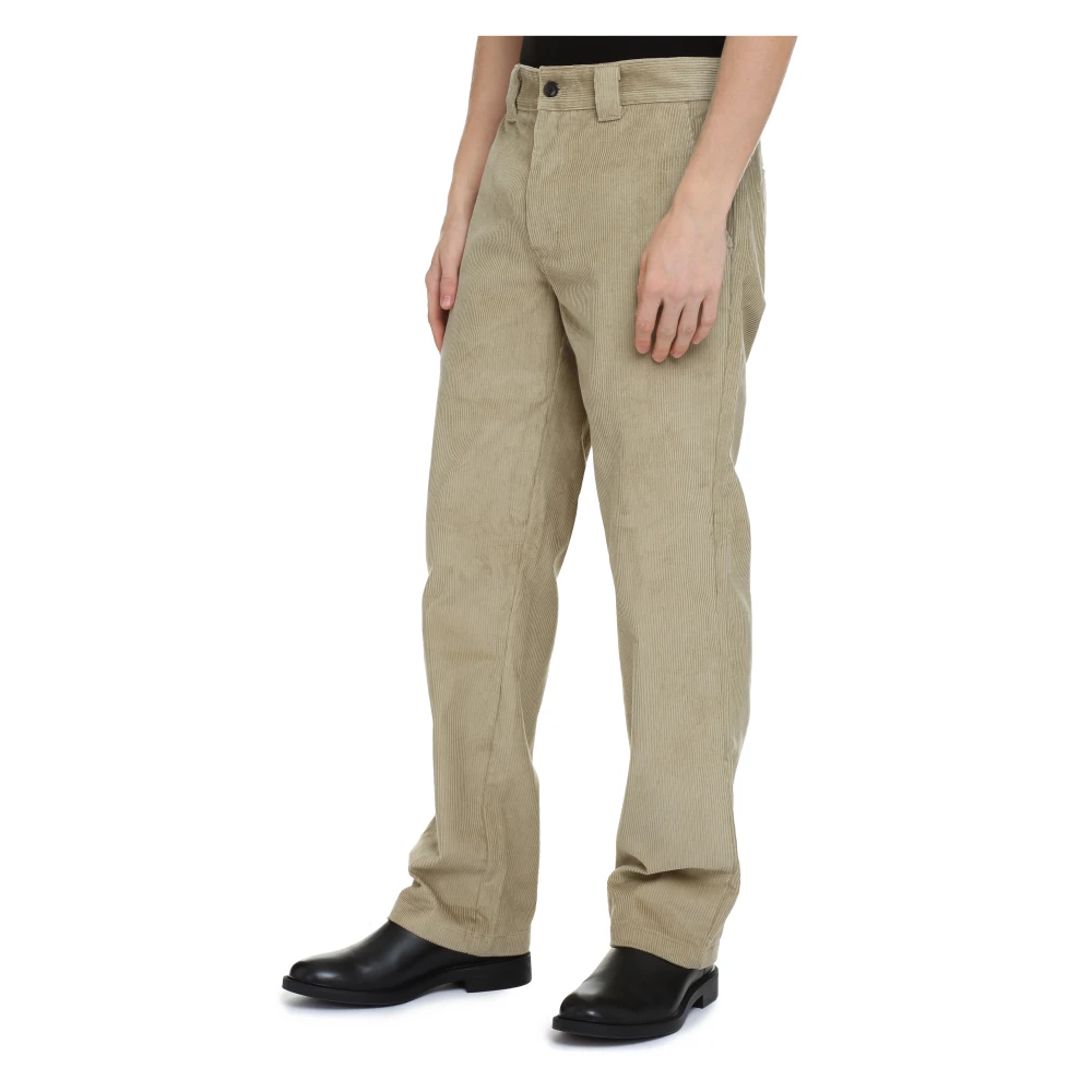 Dickies Ribfluwelen Broek met Zakken Beige Heren