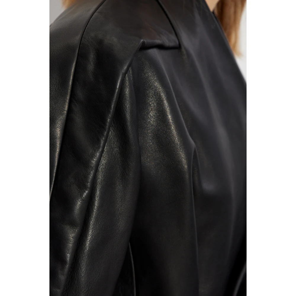 Rick Owens Leren jas Black Dames