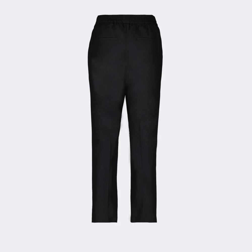 Moncler Rechte broek Black Dames