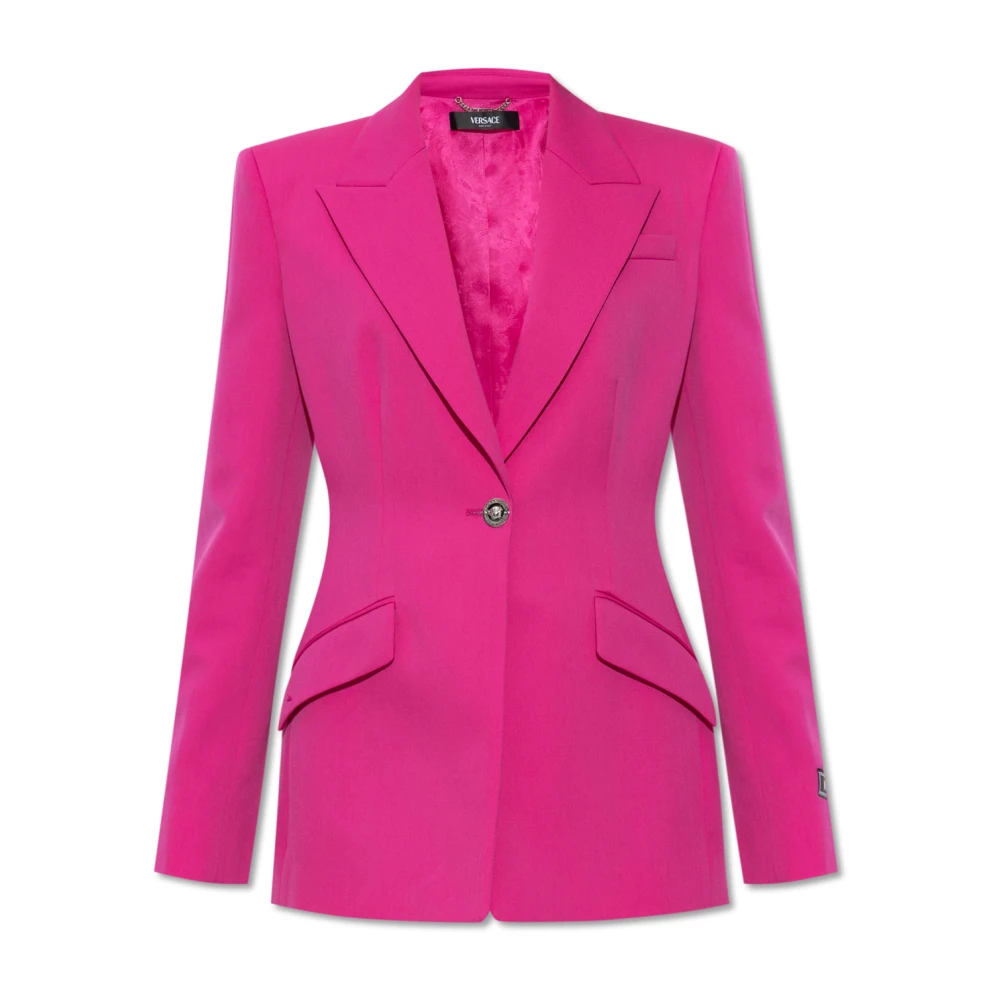 Versace Wollen blazer Pink Dames