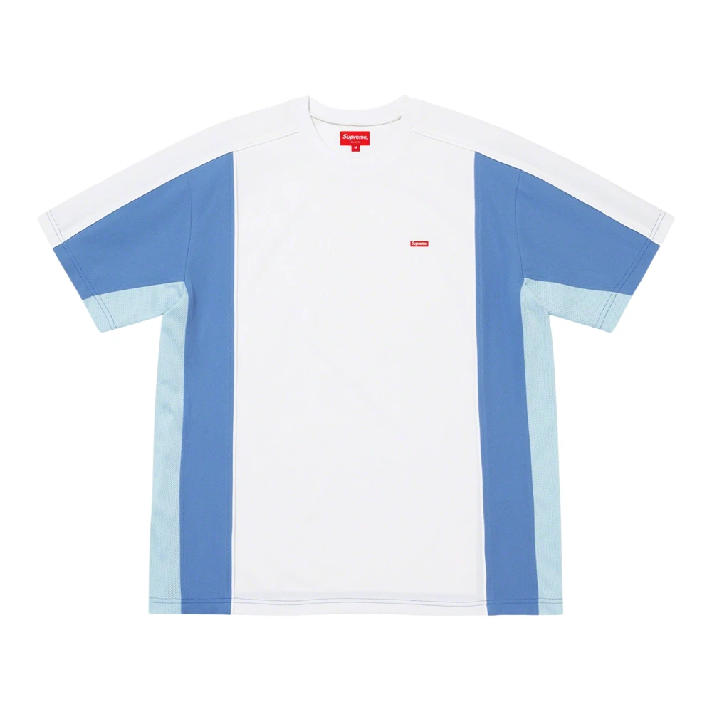 Supreme Witte Mesh Panel T-Shirt Limited Edition White Heren