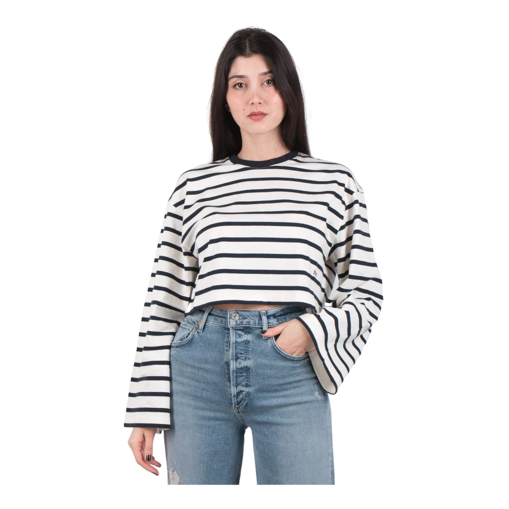 Frame Long Sleeve Tops Multicolor, Dam