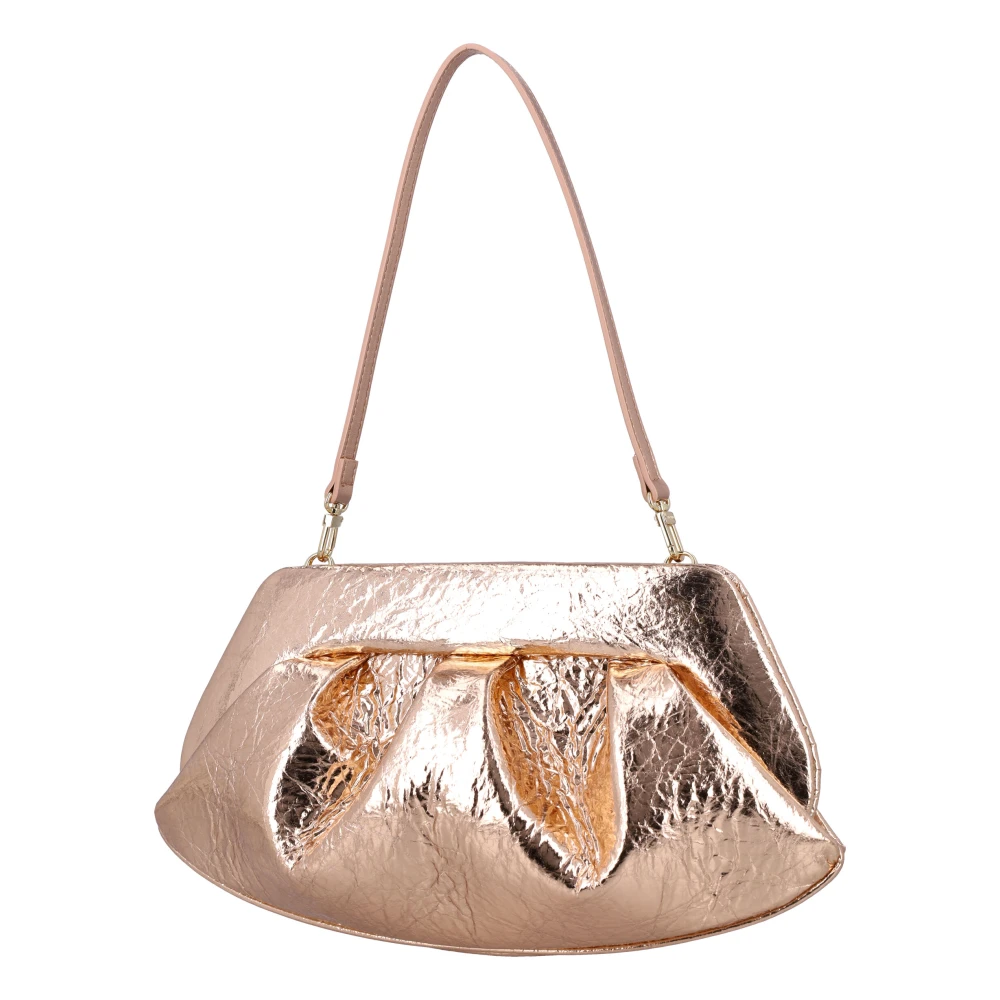 THEMOIRè Rose Gold Handtas met Pineapple Clutch Yellow Dames