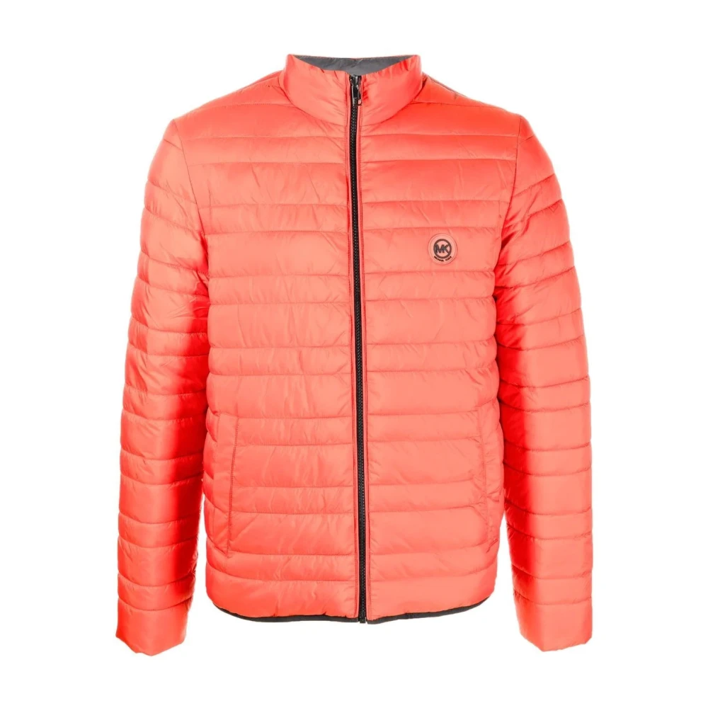 Michael Kors Men's Brown Reversible Lightweight Puffer