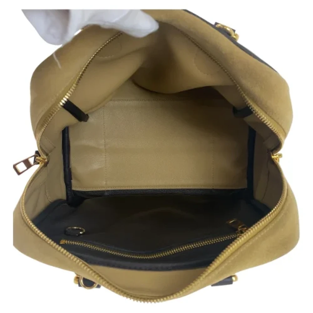 Loewe Pre-owned Leather handbags Beige Dames