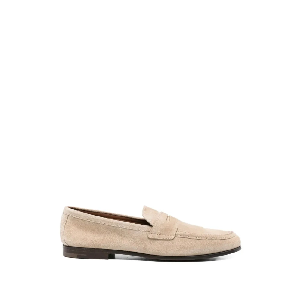 Church's Suede Panelled Loafers