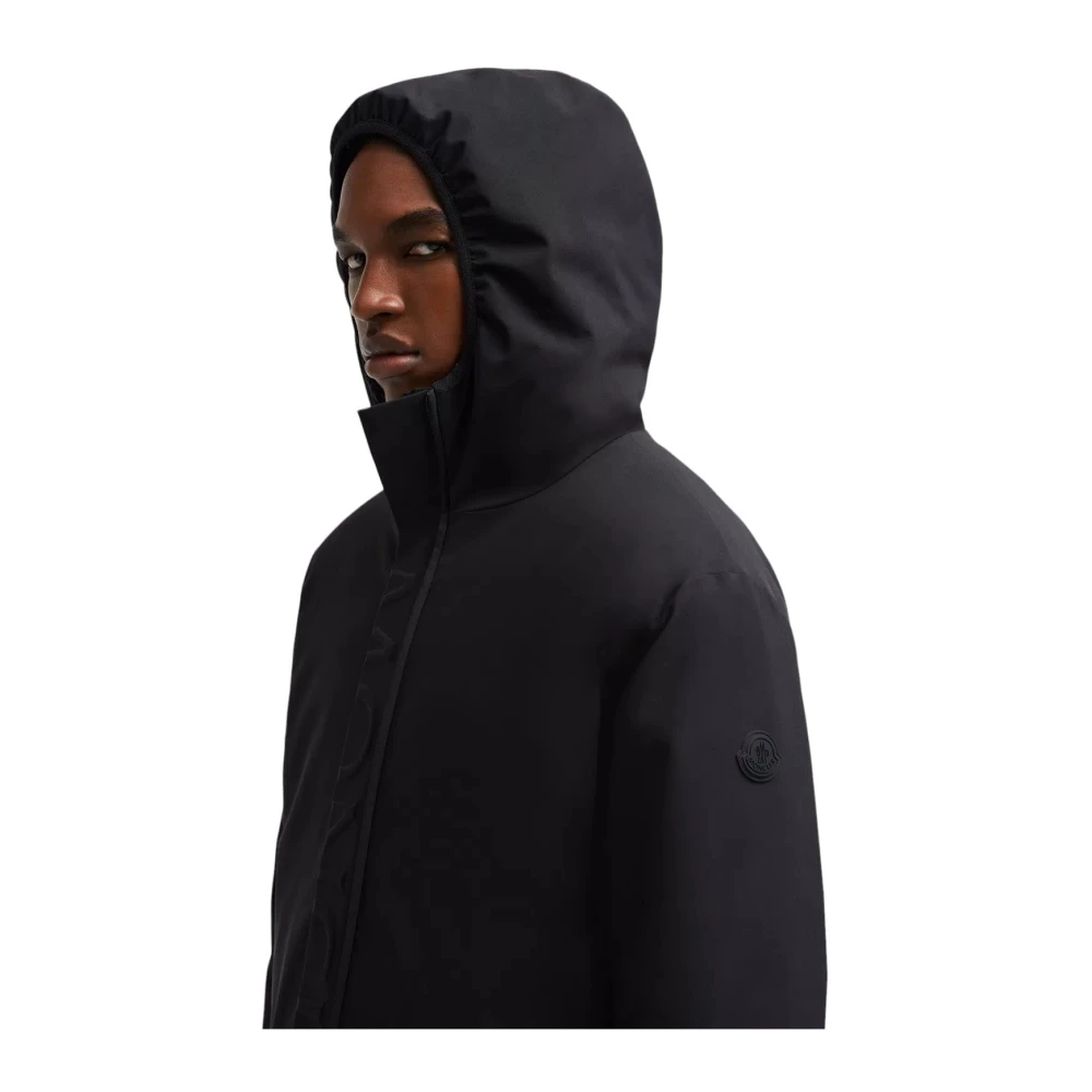 Moncler Minimalistische Korte Donsjas Zwart Black Heren