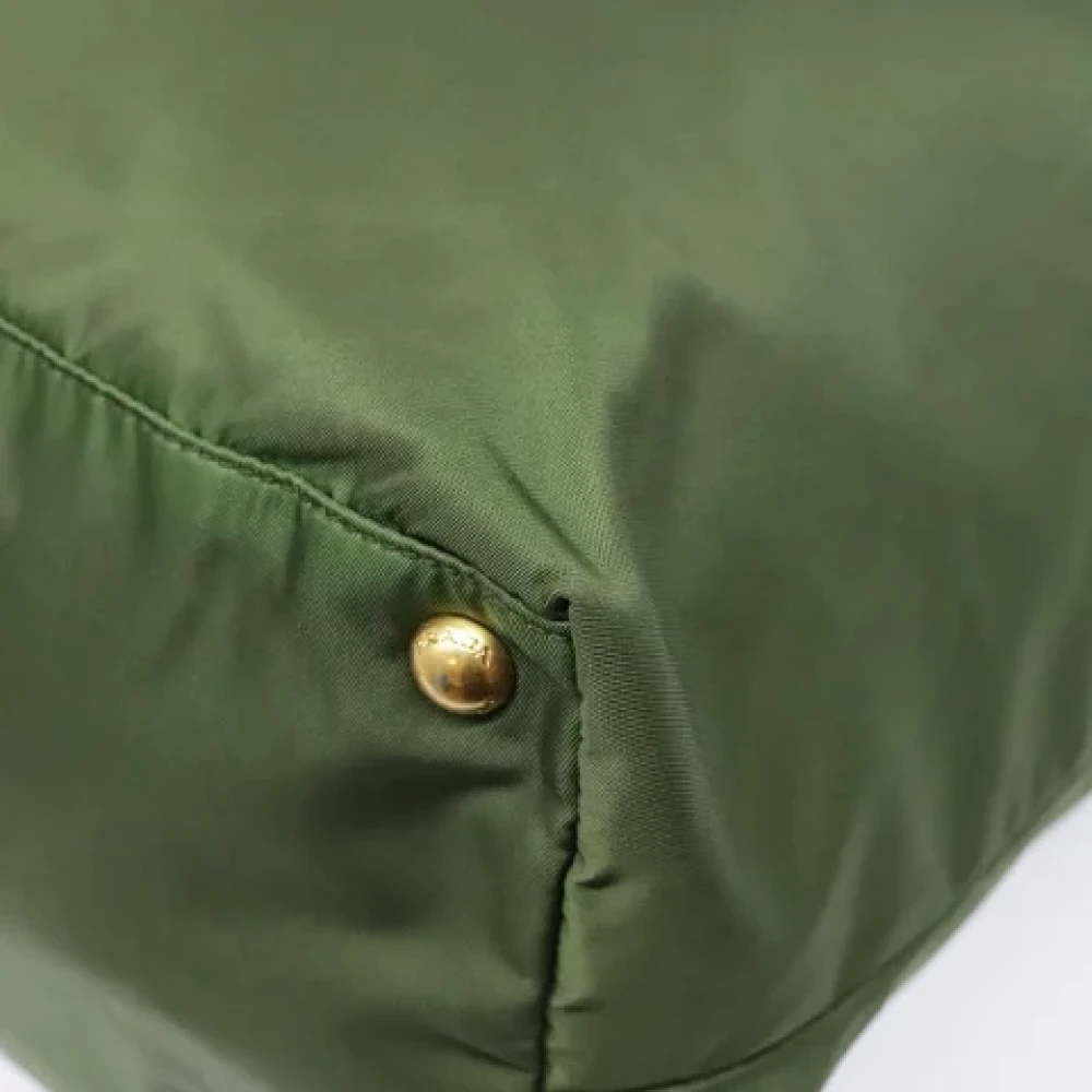 Prada Vintage Pre-owned Fabric prada-bags Green Dames