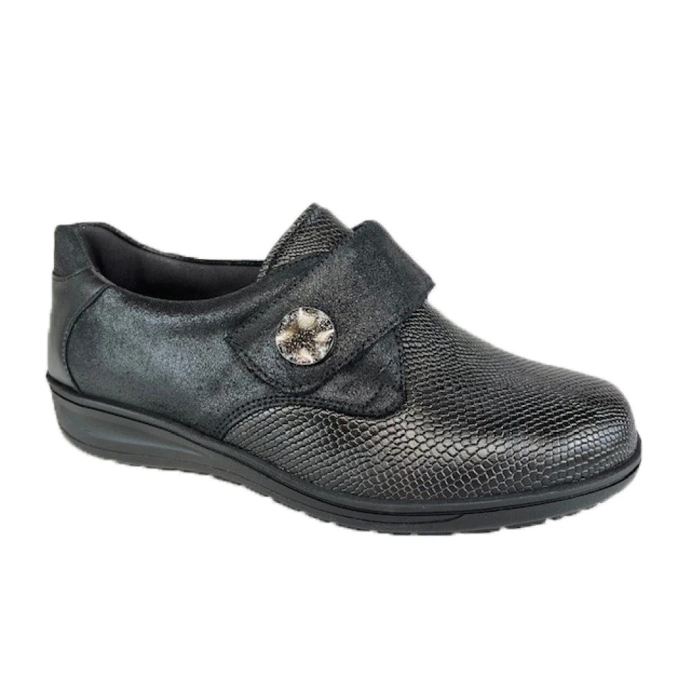 Solidus Velcro Schoenen voor Moderne Vrouwen Dames Schoenen Grijs