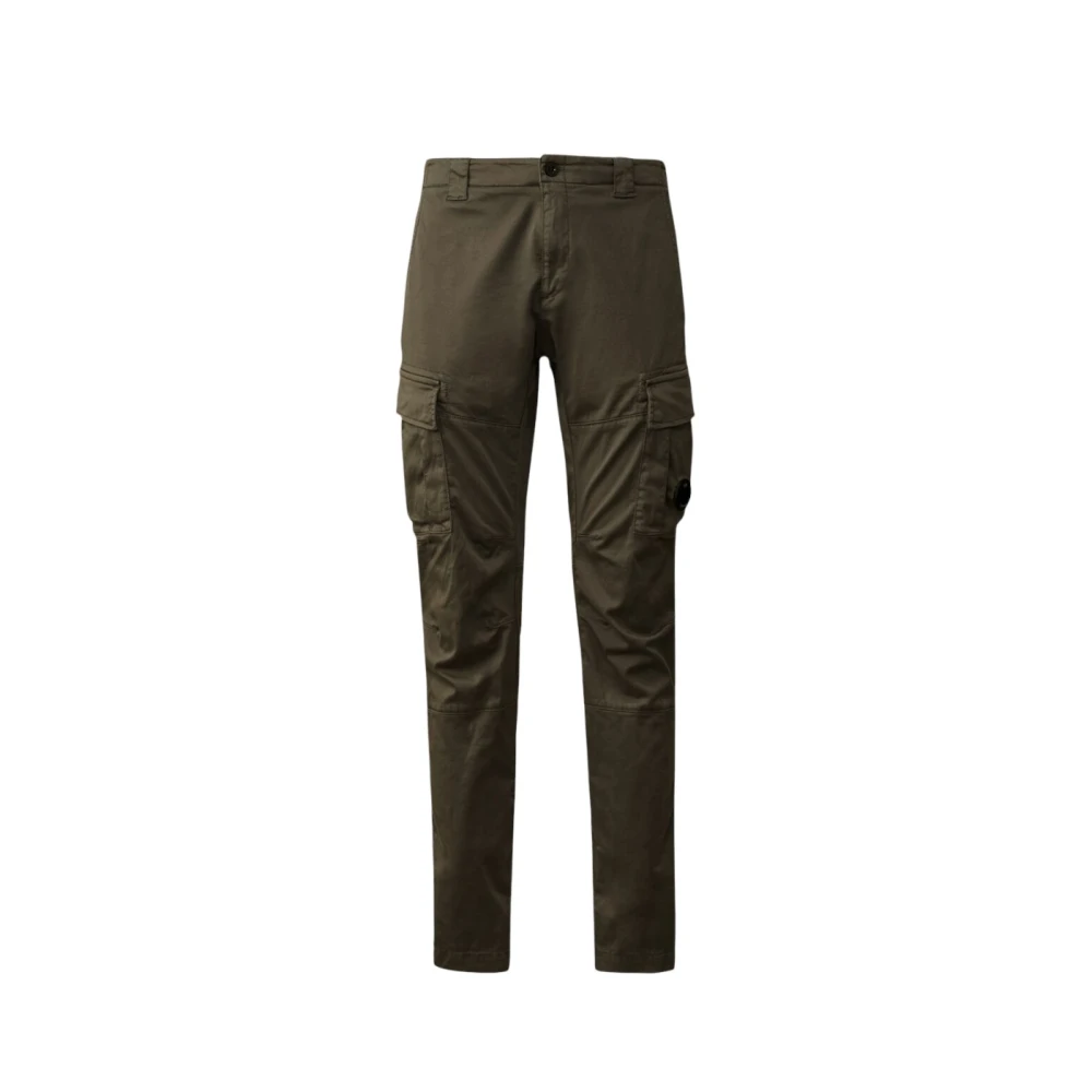 C.P. Company Cargo Broek Satijn Stretch Gerookte Parel Gray Heren