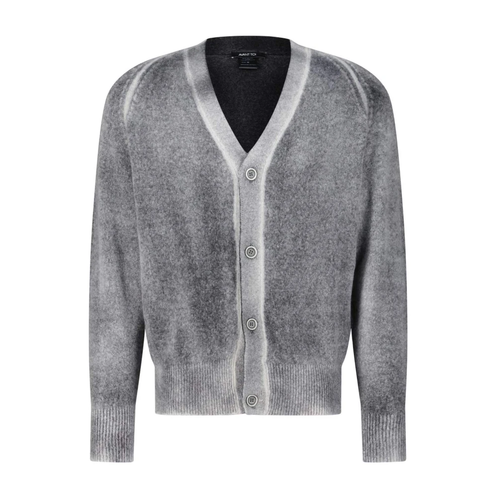 Avant Toi Kasjmier vest met knoopsluiting Gray Heren