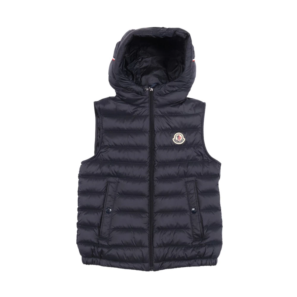Moncler , Waistcoats, Unisex, Blue, 8 Y, Kids Jackets Blue