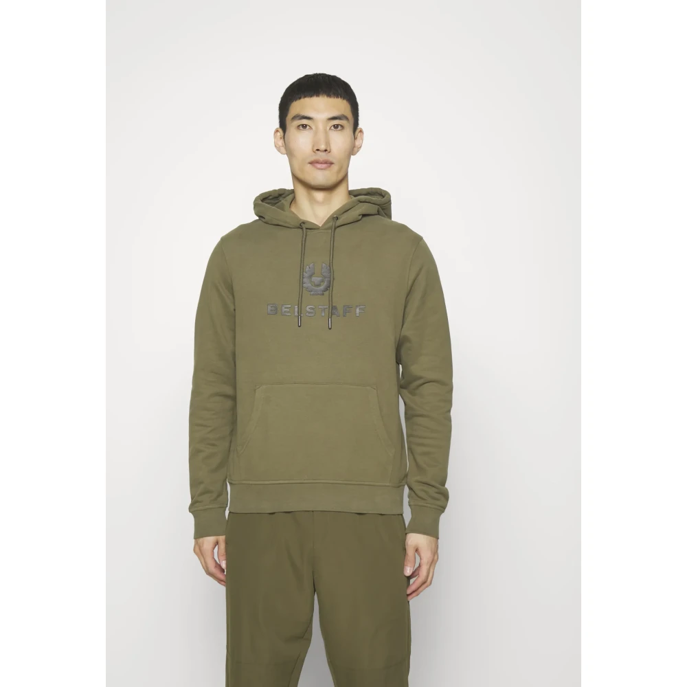 Belstaff Signature Hoodie Green Heren