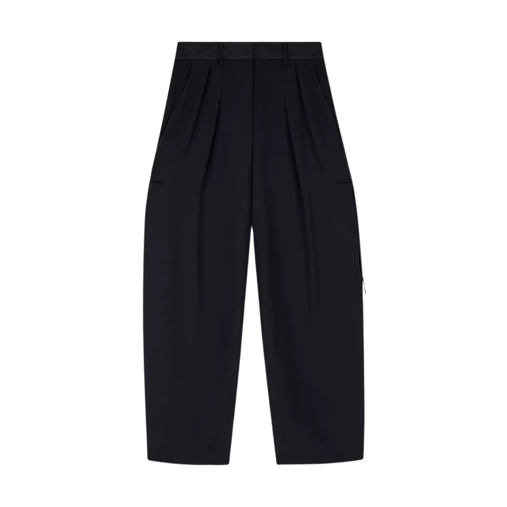 Armani Exchange Pantaloni Up For Party A Gamba Larga Con Pinces Frontali - Immagine 3