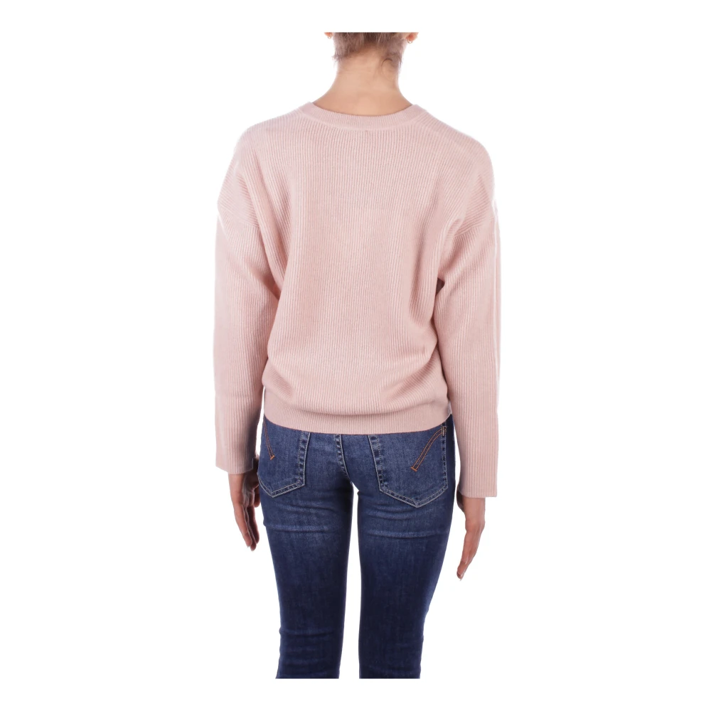 Liu Jo Roze Logo Trui Collectie 1 Pink Dames