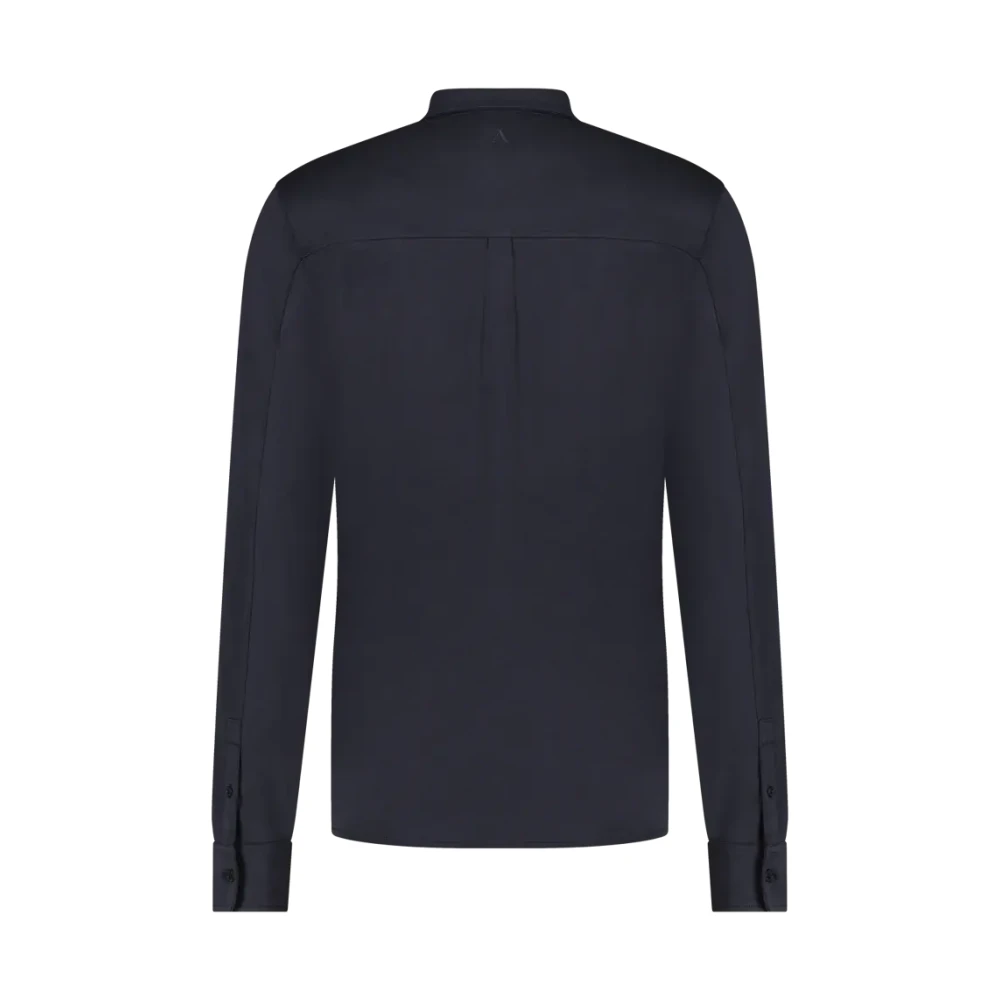 Aeden Donkerblauw Overhemd voor Mannen Black Heren